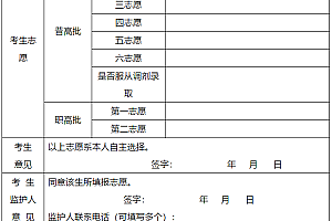 重庆高考志愿填报模板网站-2023年上海市中考志愿者补充申请样本模板（附中考志愿者补充申请手册及办法）
