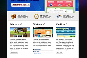 web前端企业网站模板-开发网页模板可免费下载
